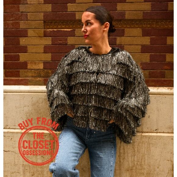 RARE!!! ZARA Fringed Jacket NWT - Picture 2 of 16